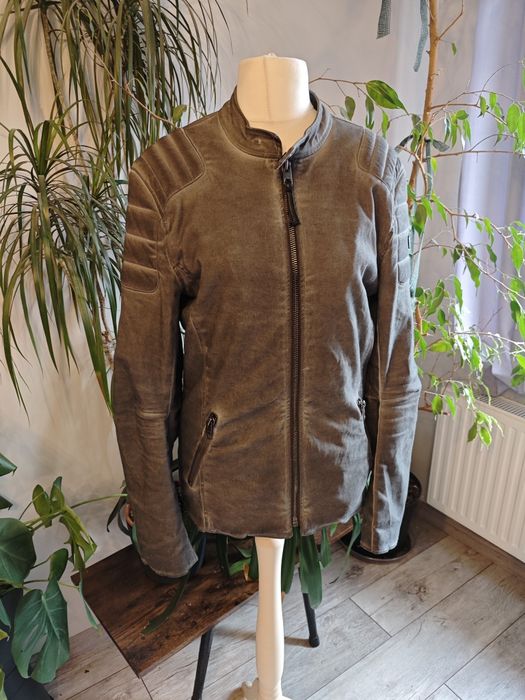 Motocyklowa kurtka tigha Ma na motor męska ochraniacze vintage skórzan