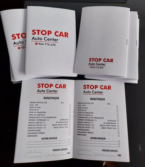 Livros de revisão automóvel com o seu logótipo ou marca