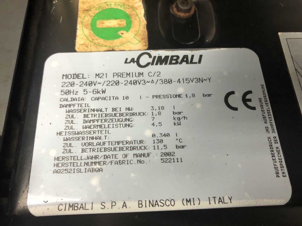 Кавомашина La Cimbali m-21 Premium