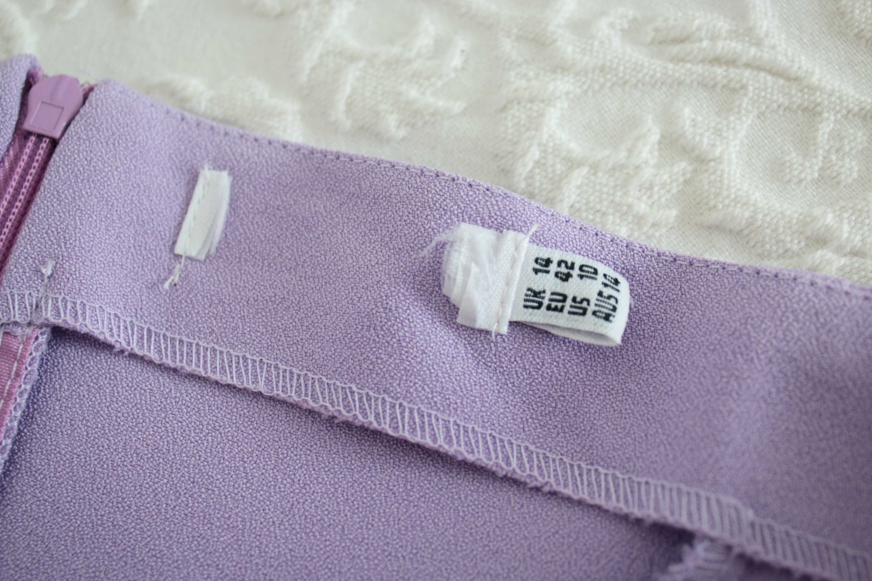 Pastelowa sukienka Unique21 bardot XL 42 na wesele lou butik hiszpanka