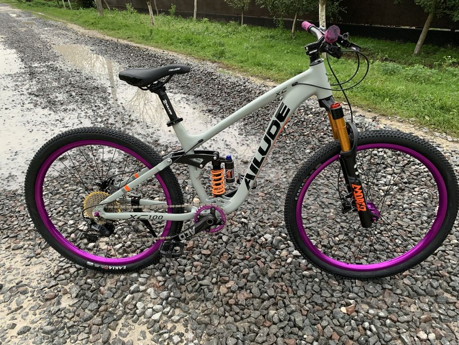 Велосипед AILUDE • двохпідвіс • Повітряні аморти • Deore