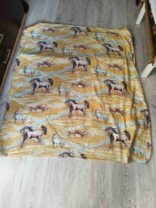 Poszewka z grubej tkaniny Konie