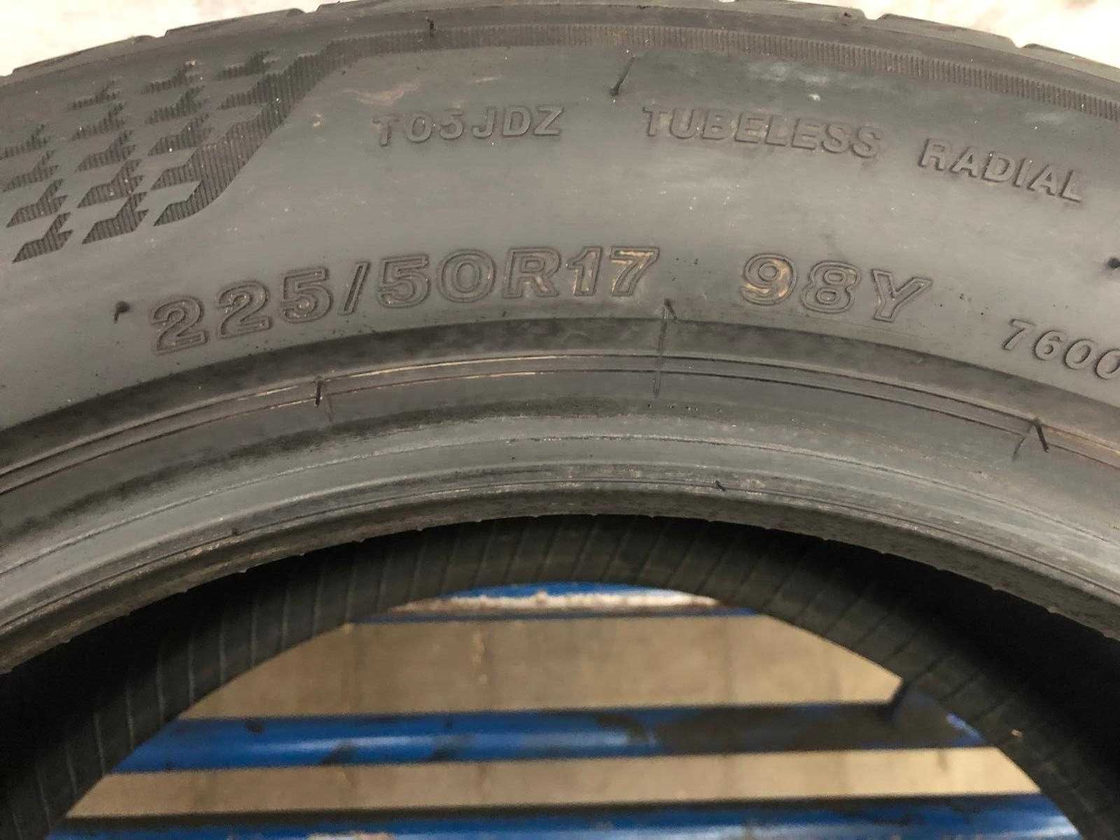 opony letnie 225/50r17 BRIDGESTONE 2020