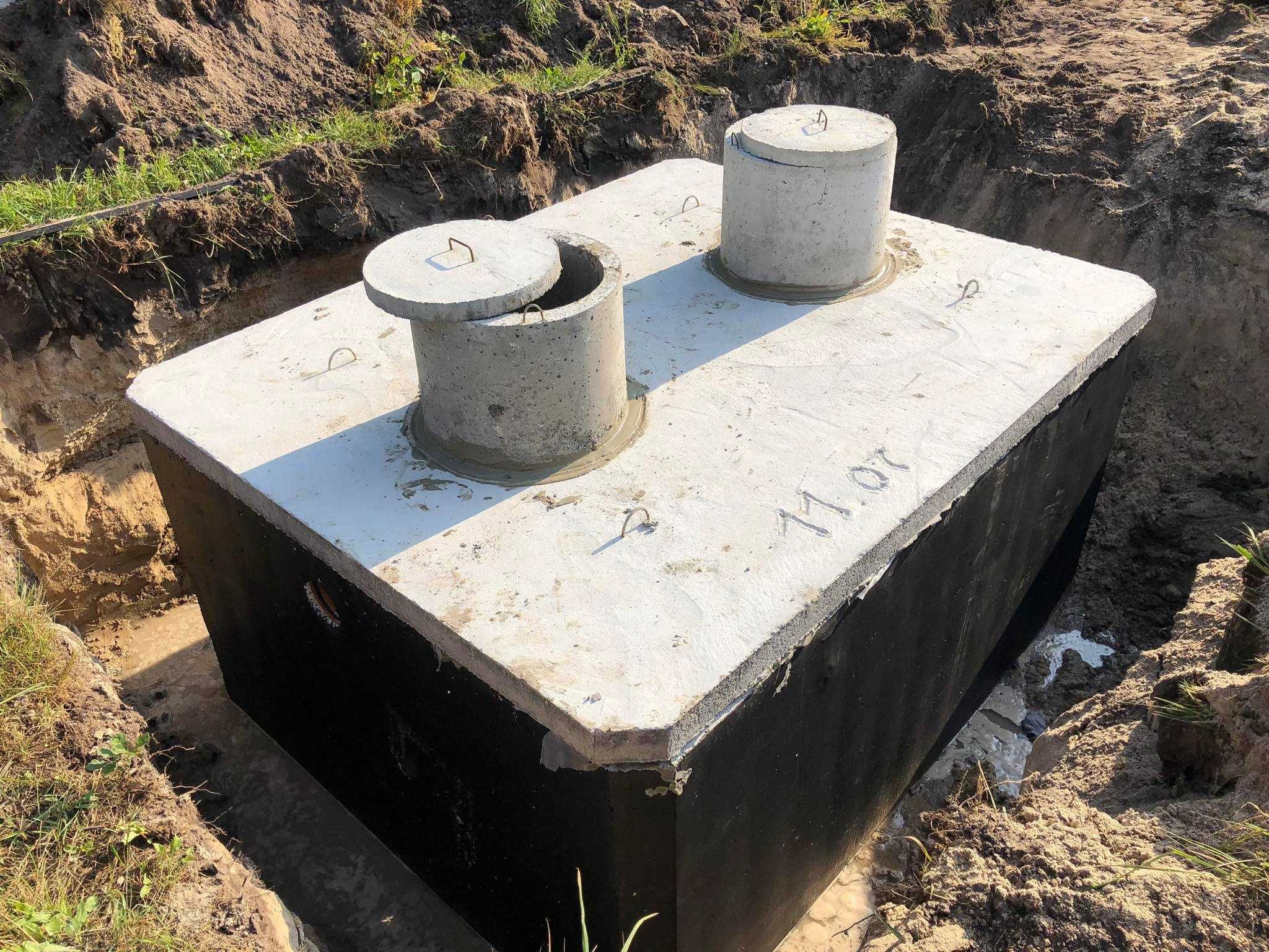 Szczelne szamba betonowe dwukomorowe 12m3 Piwnica Kanał Szambo