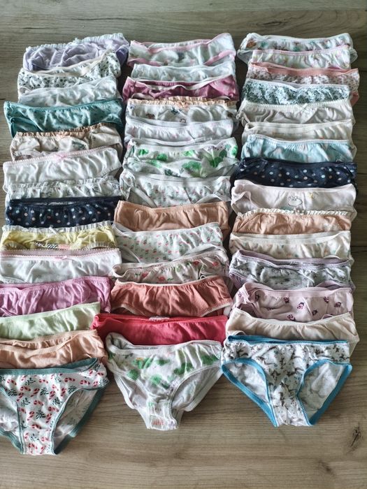 Pakiet 42 szt. Bielizny dla dziewczynki 1-3 lat