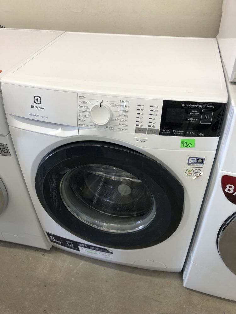 Pralka Electrolux 1-8kg 1400obr A+++ inwerter [gwar/dowóz]