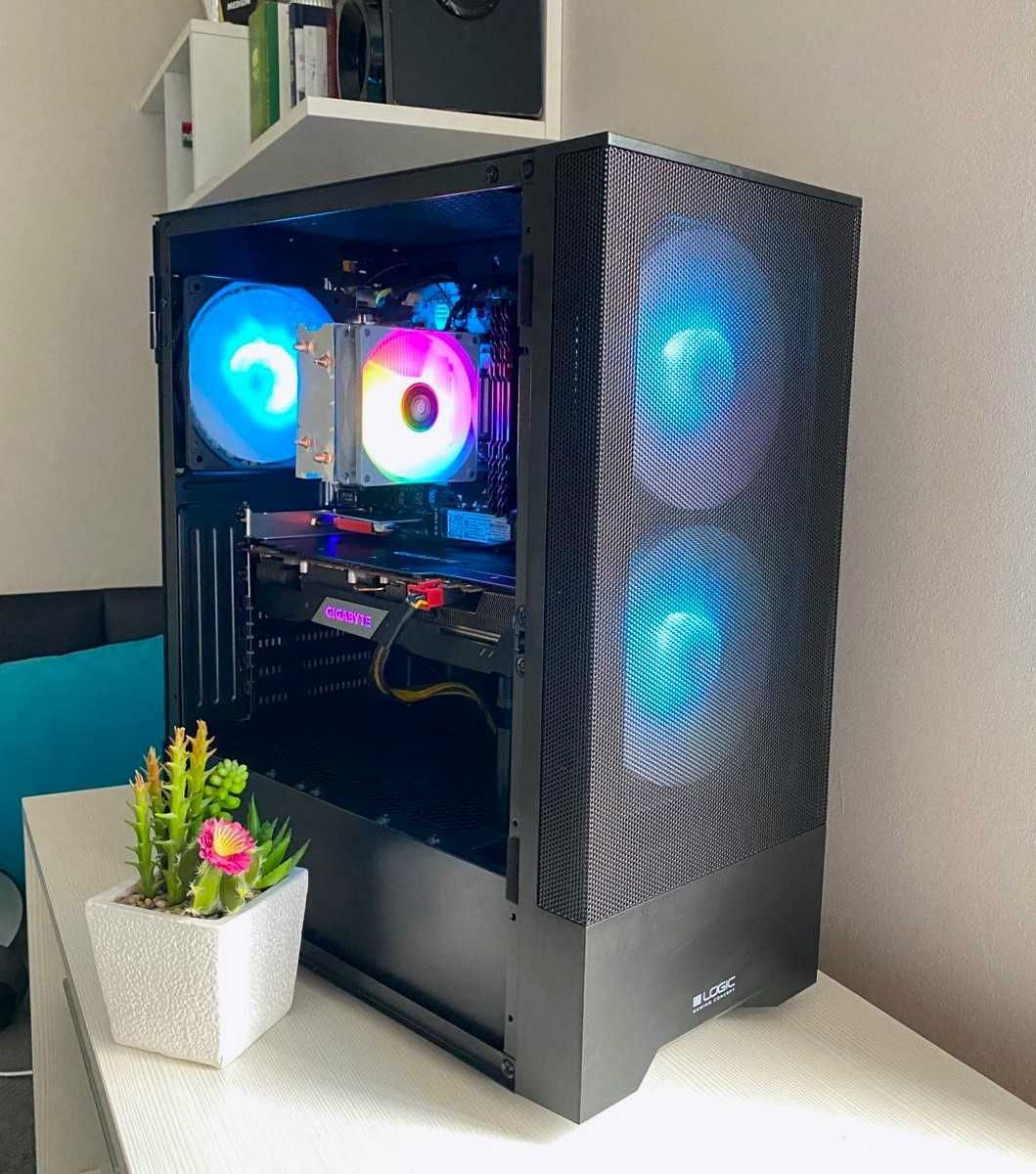 Komputer Gamingowy ARGB Ryzen5|RX5600XT|16GB RAM|SSD|WN11|WiFi,BT