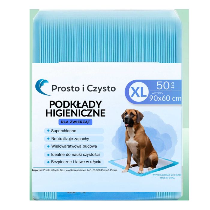 Maty, podkłady higieniczne dla psów XL-60x90cm- 4x50szt razem 200szt