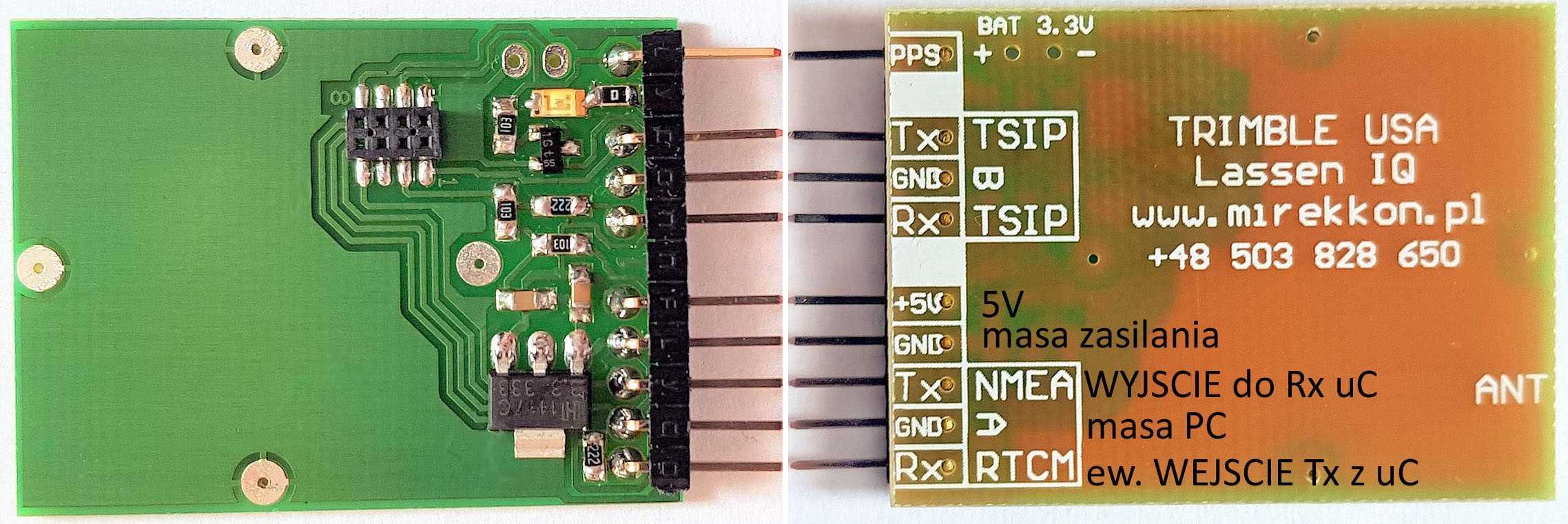 Lassen iQ GPS - moduł GPS z mini anteną lub konektorem BNC