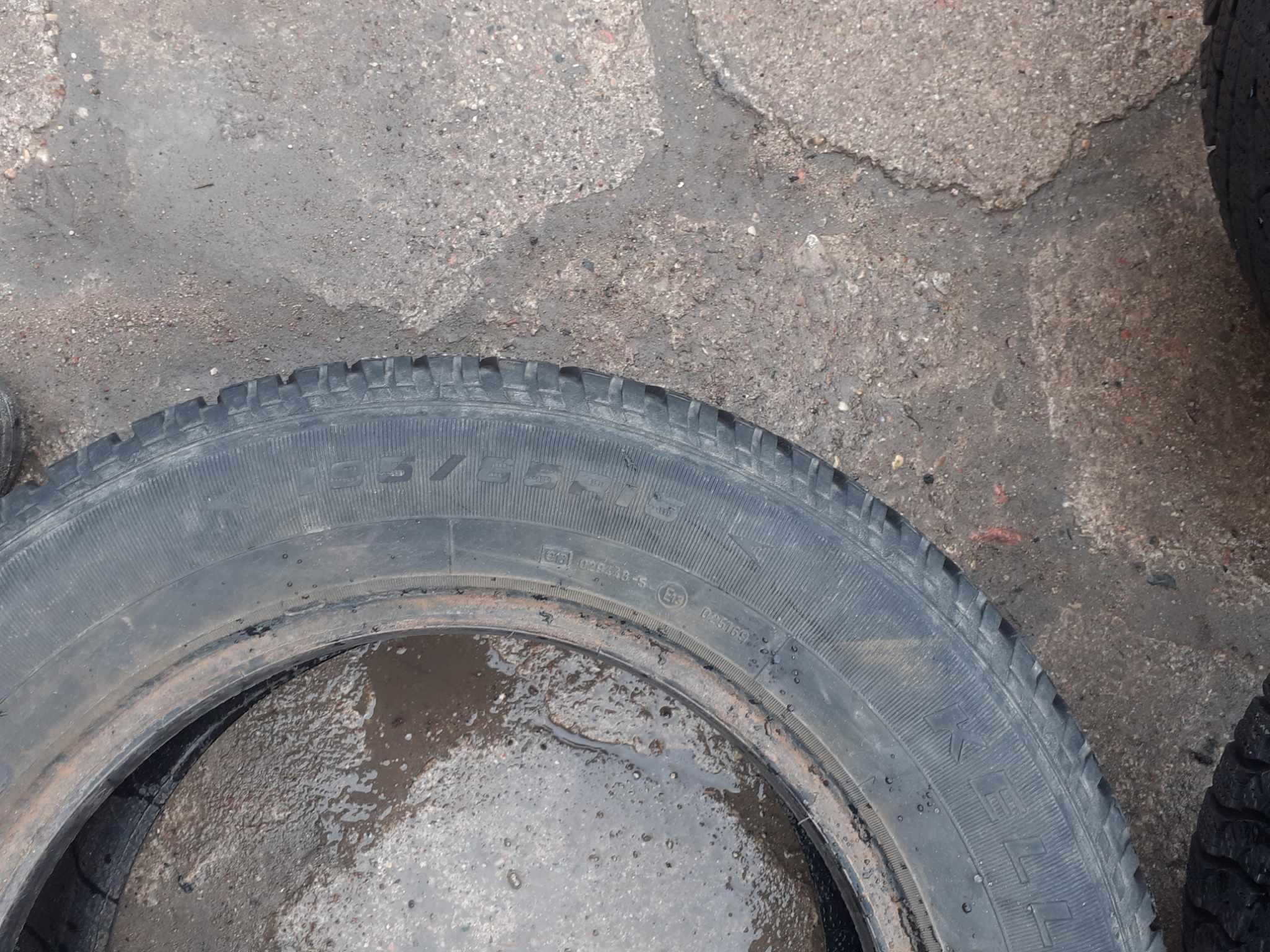 2x używane opony zimowe 195/65 R15 Kelly 5mm - możliwy montaż