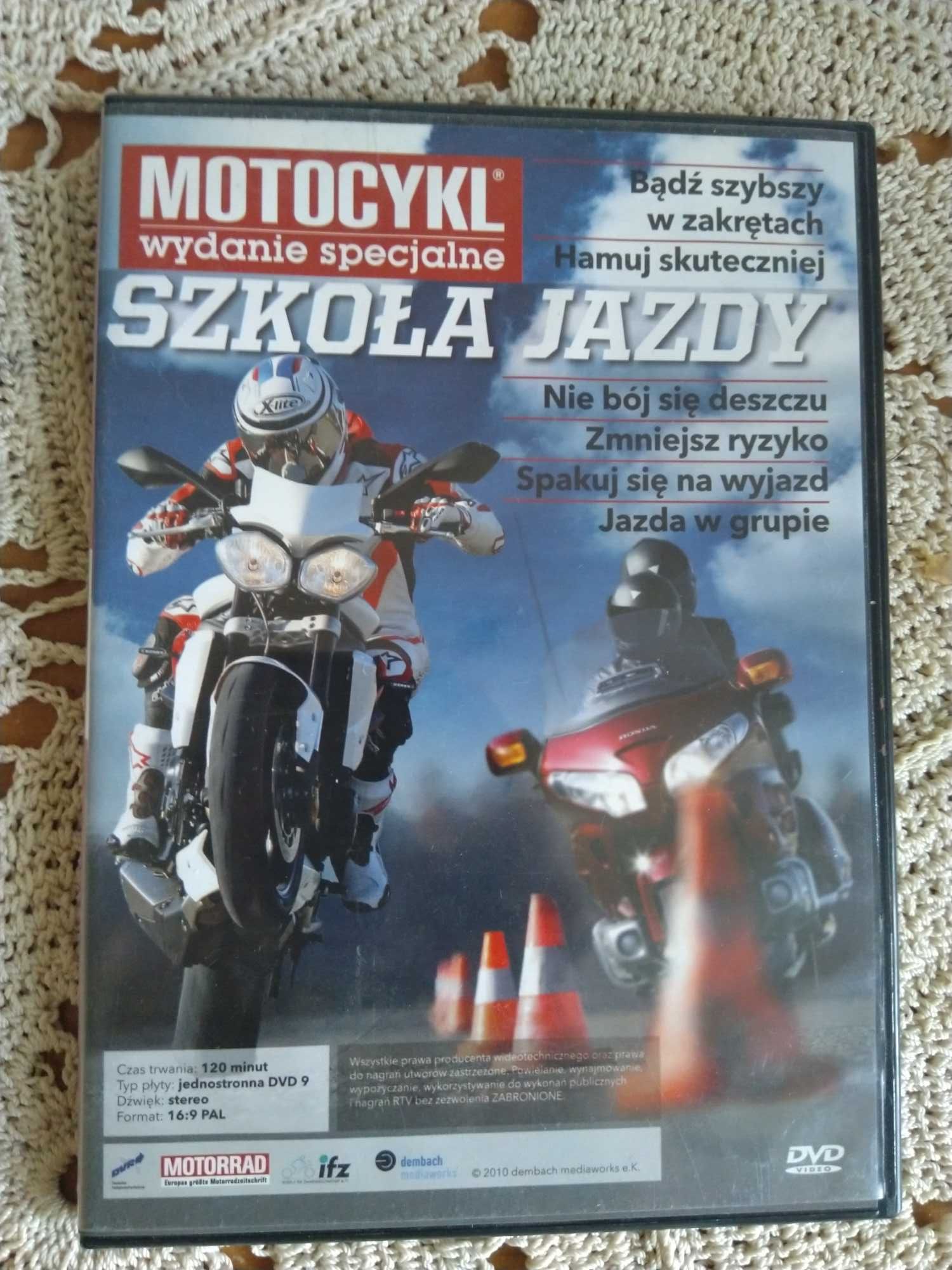 Motocykl wydanie specjalne Szkoła Jazdy Płyta dvd