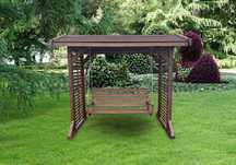 Huśtawka ogrodowa, huśtawka z dachem, pergola