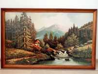 Obraz pejzaż górski 106cm x 67cm