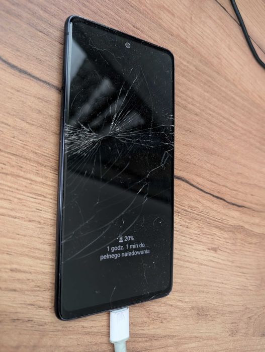 Samsung Galaxy S20 FE uszkodzony pęknięty ekran