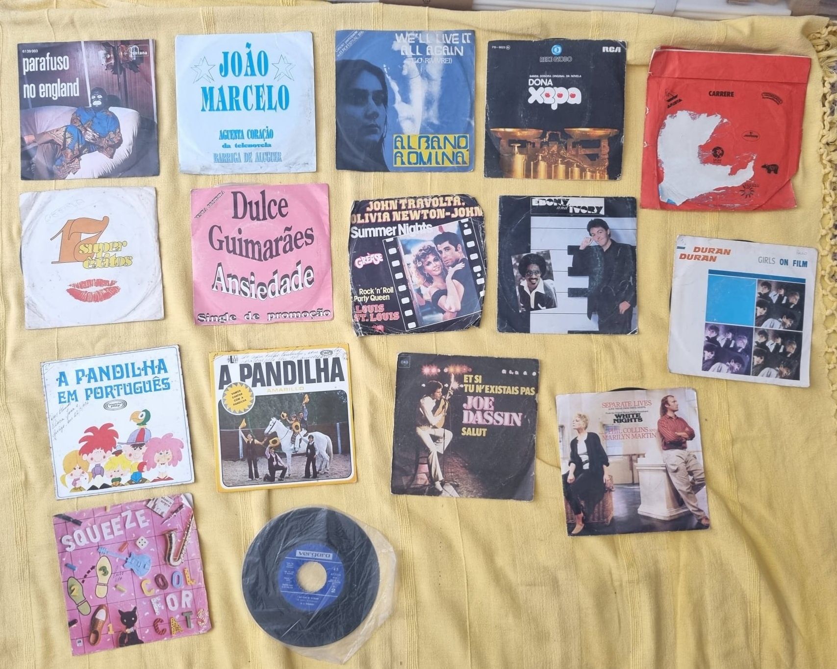 Discos Vinil dos pequenos vários valor individual