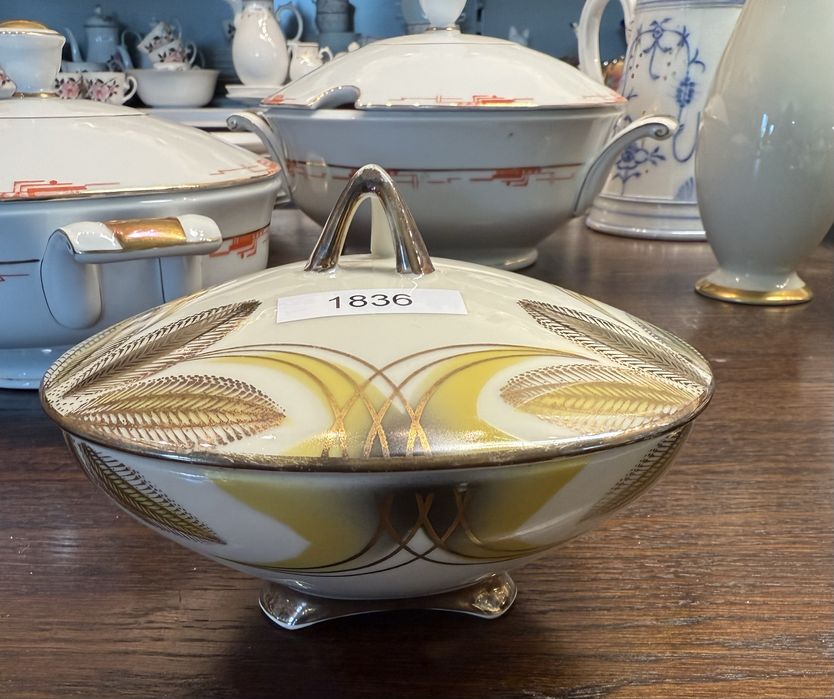 Szkatułka porcelanowa Bavaria Elfeinbein puzdro dekoracja 1836