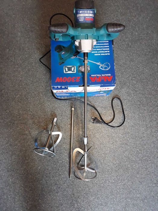 Миксер строительный ALFA ALM23 (2300 Вт, 2 венчика)