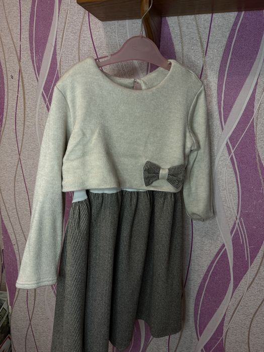 Тепле плаття для дівчинки