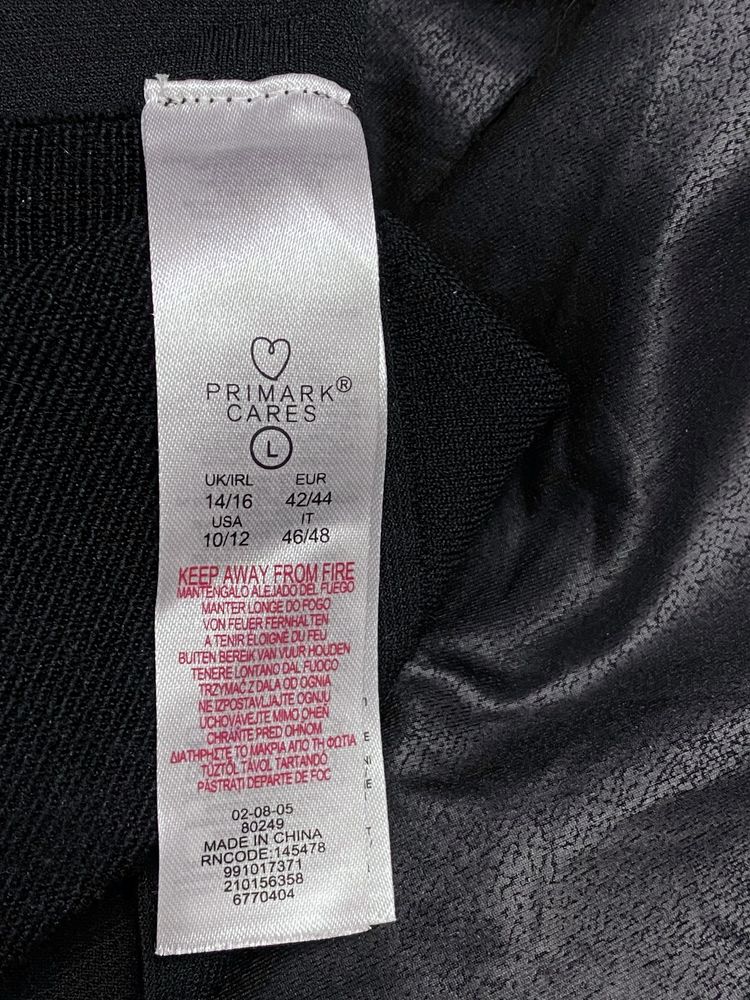 Мягкие штаны для беременных L (46-48) с напылением имитации кожи