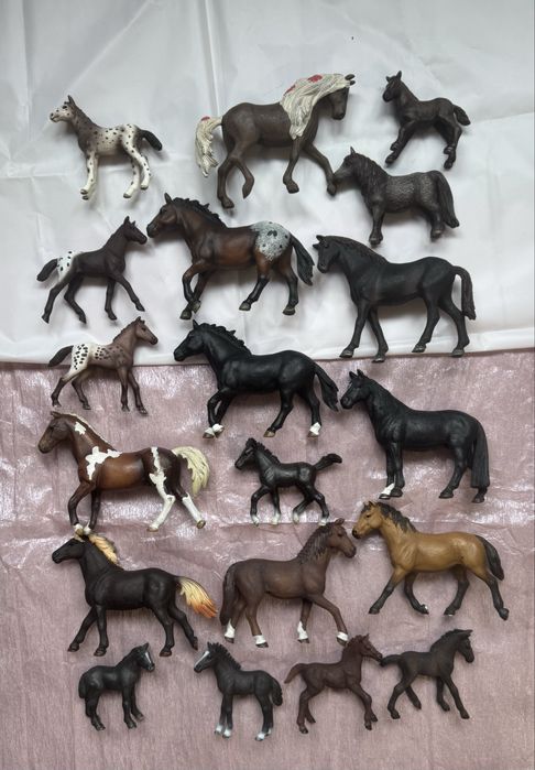кони schleich фигурки коні фігурки лошади конюшня животные шляйх