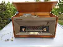 Stare radio lampowe z gramofonem