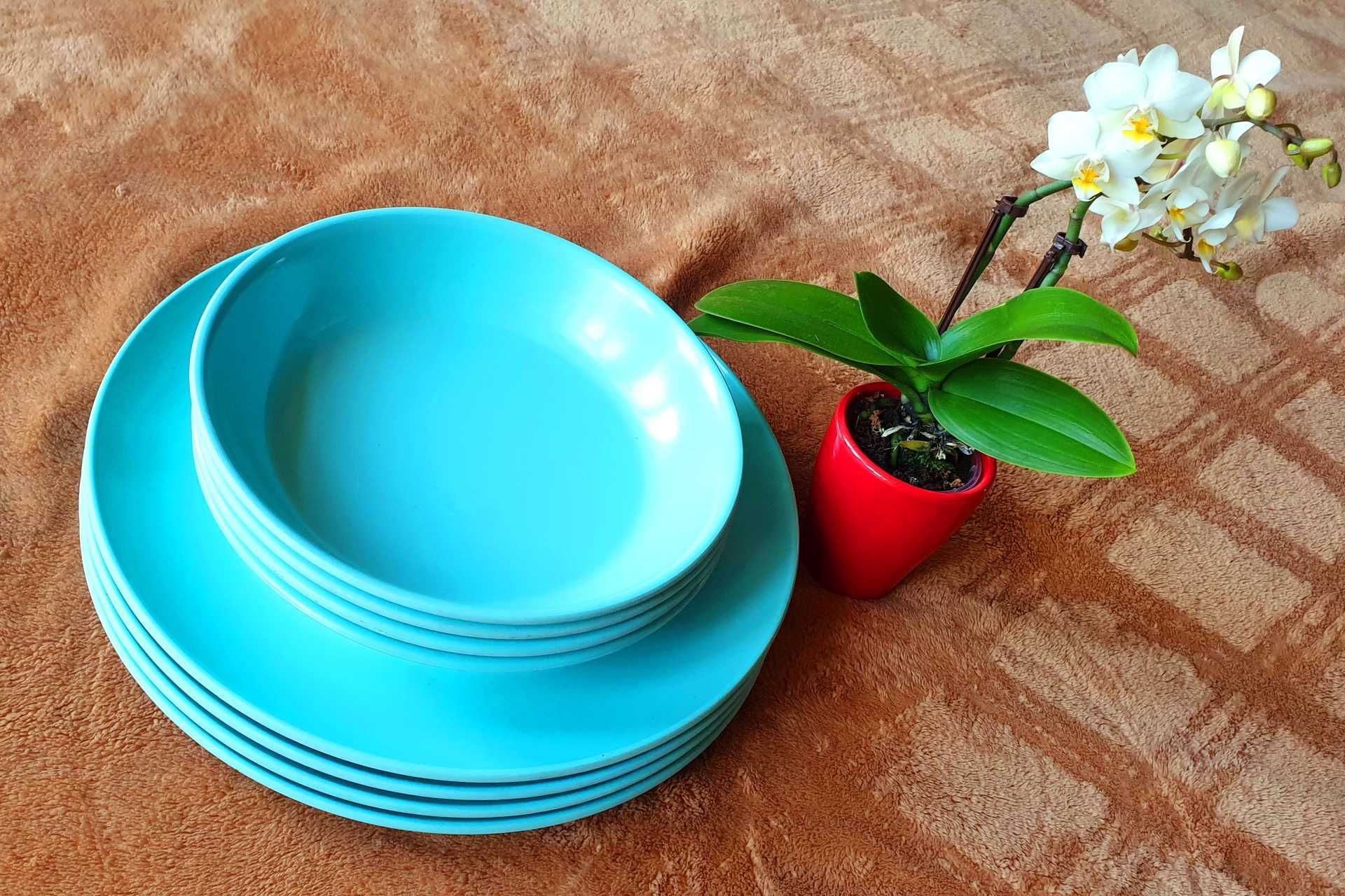 Винтажный набор тарелок Ornamin melamine Jordan