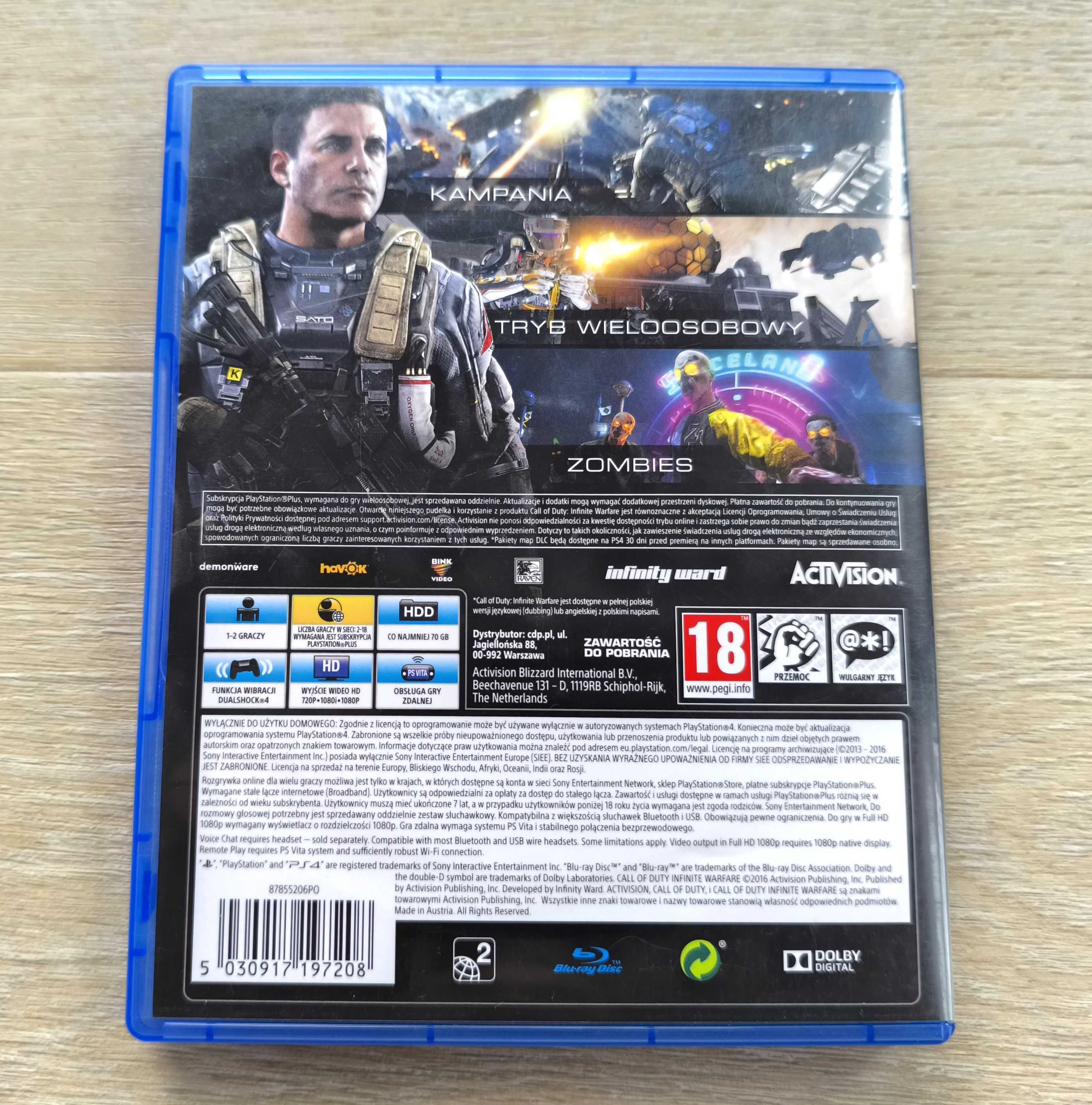Call of Duty: Infinite Warfare [PS4] [PS5] (DUBBING PL) + Tryb Zombies