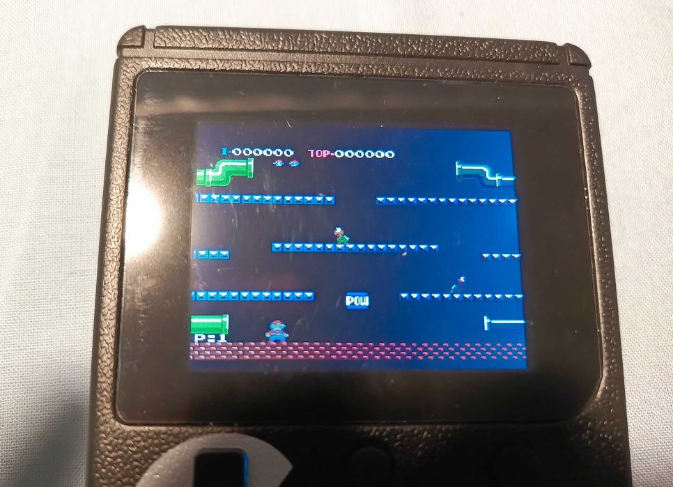 Chińska konsolka retro - SUP Game Box 400 gier - kolor czarny