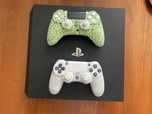 PlayStation 4 Pro 2TB + 2 pady (Scuf Impact hall) + komplet kabli