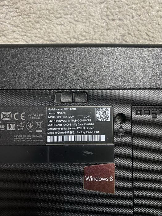 Laptop lenovo g50-30