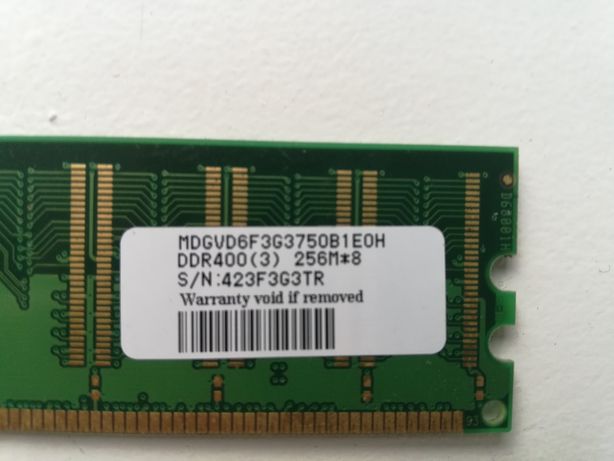 Операт. память 256 Mb DDR 400 (DDR1)