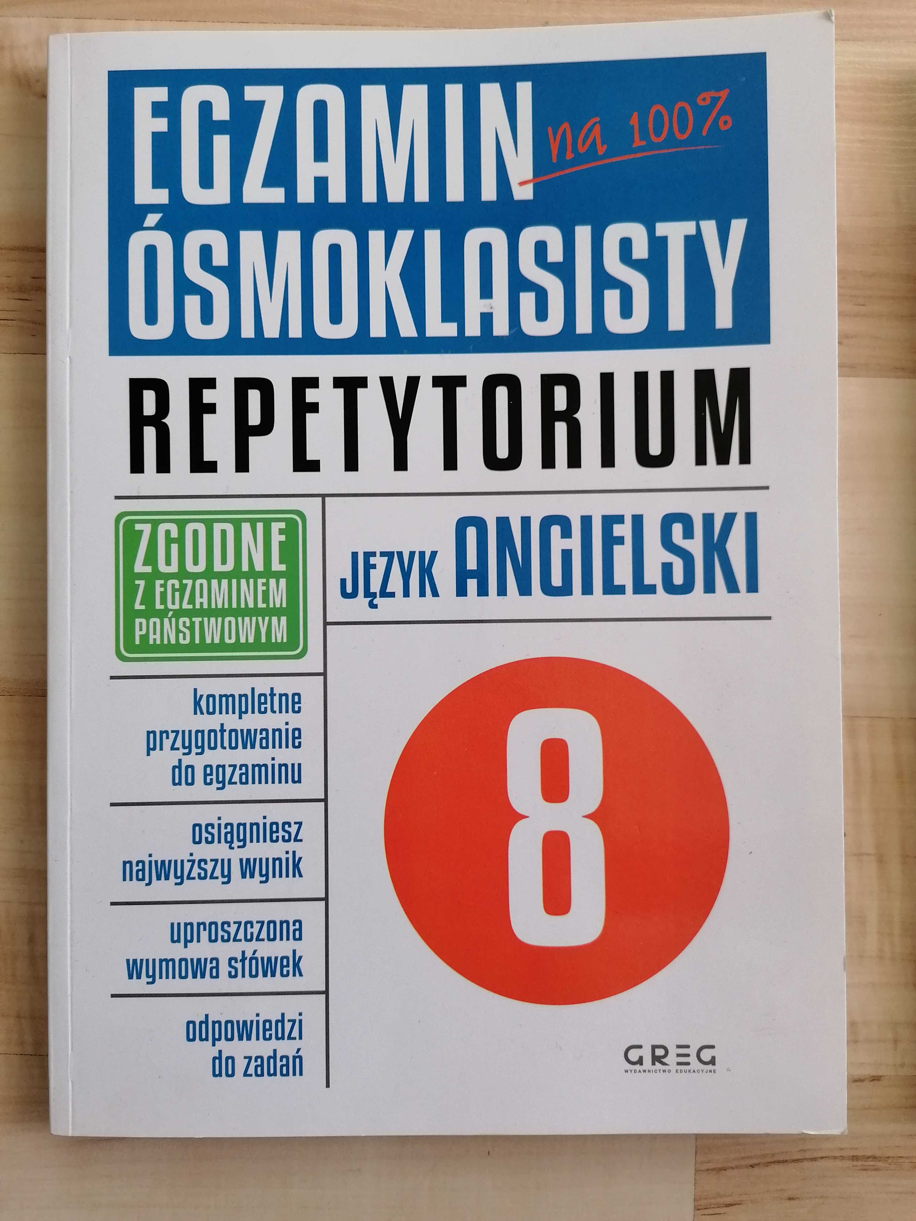 Repetytorium z j. angielskiego - egzamin ósmoklasisty