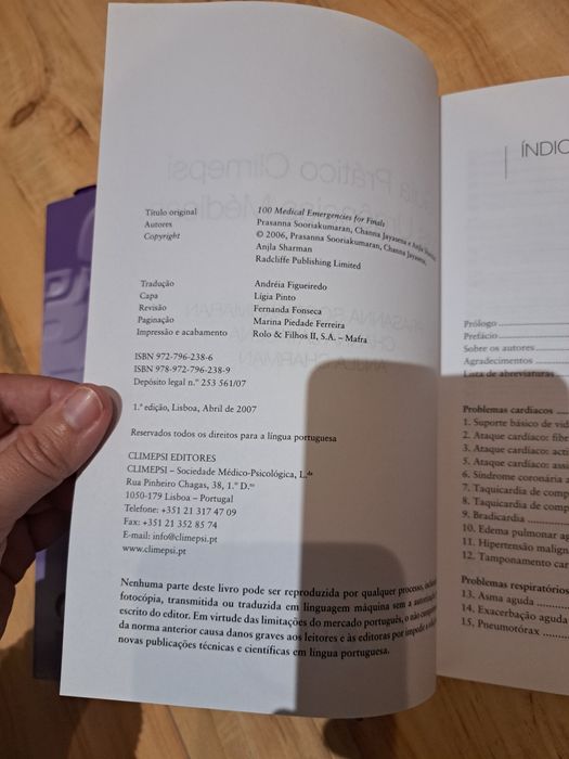 Livros Guia Praticos : Diagnóstico  Medico e Urgências médicas