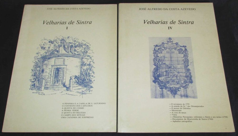 Livro Velharias de Sintra IV Costa Azevedo
