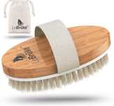 Lebruke Dry Body Brush. Szczotka złuszczająca do peelingu ciała z etui