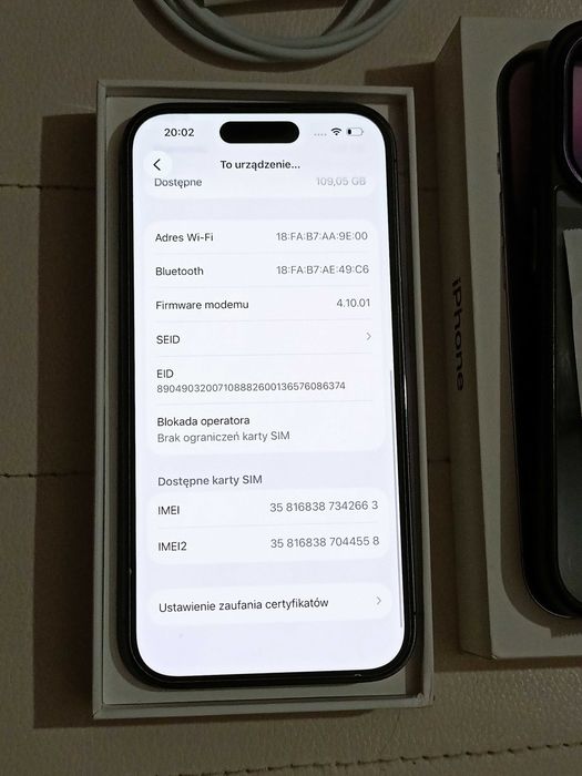 iPhone 14 pro - bdb stan - deep purple - dowód zakupu, case i pudełko