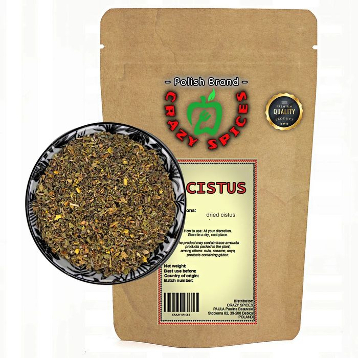 Czystek Turecki Suszony 500g – CrazySpices: Nowa jakość zdrowia