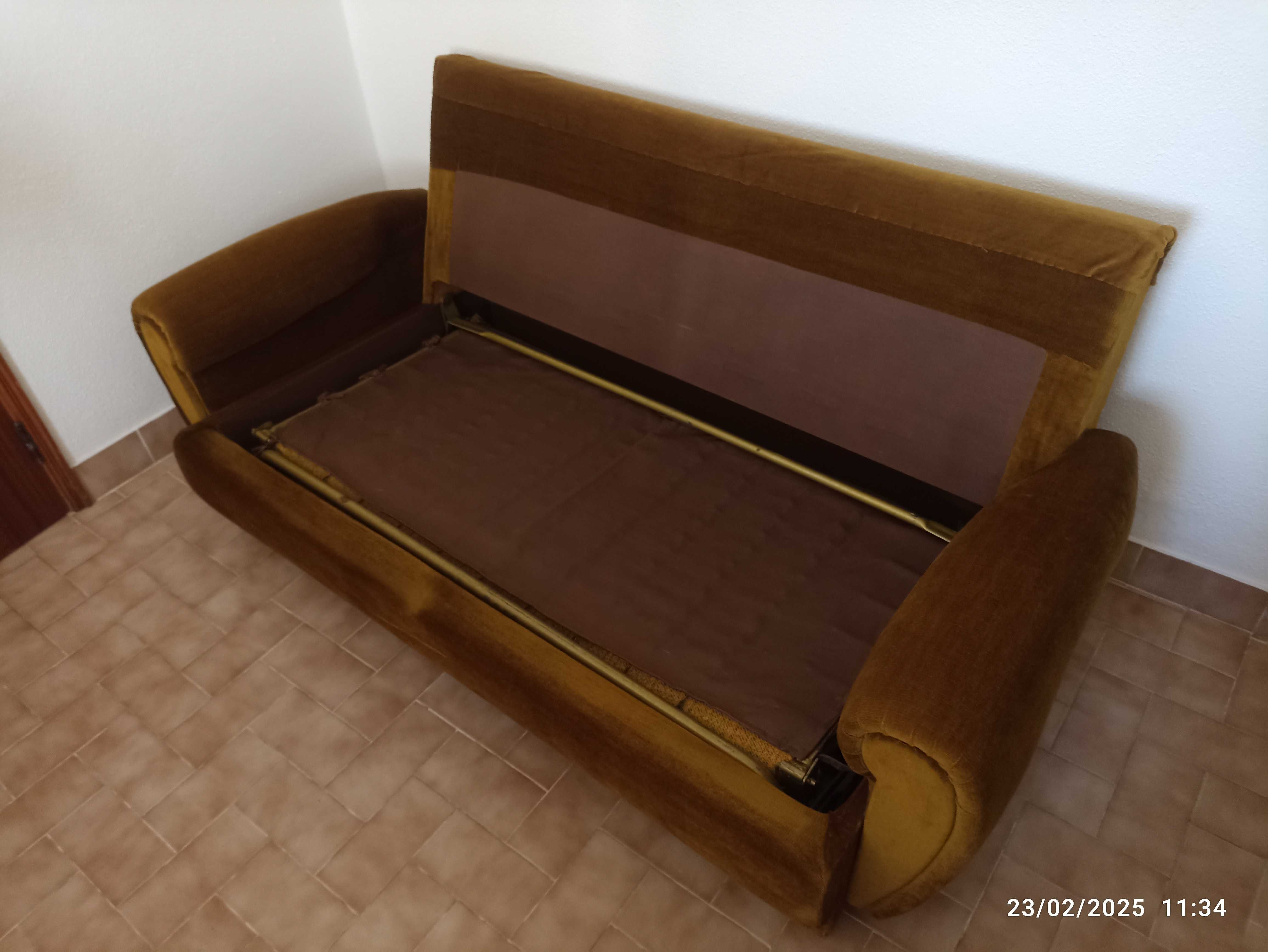 Sofá cama mais sofá individual