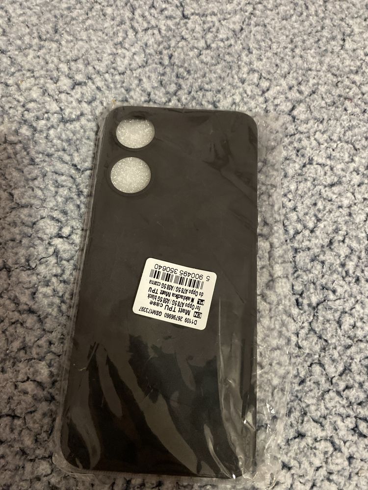 Case etui na telefon Oppo A78 5G/A58 5G czarny mat nowy