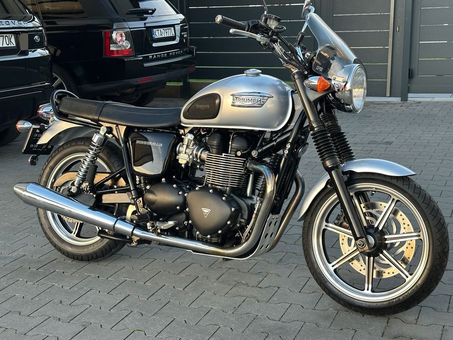 Triumph Bonneville T100 Idealnie Utrzymany 11/2016 KLASYK Szyba Puig TUV Dostawa RATY