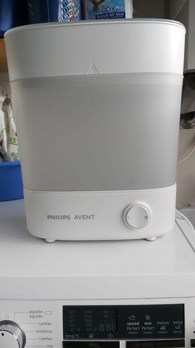Esterilizador elétrico Advanced, da Philips AVENT - branco medio liso