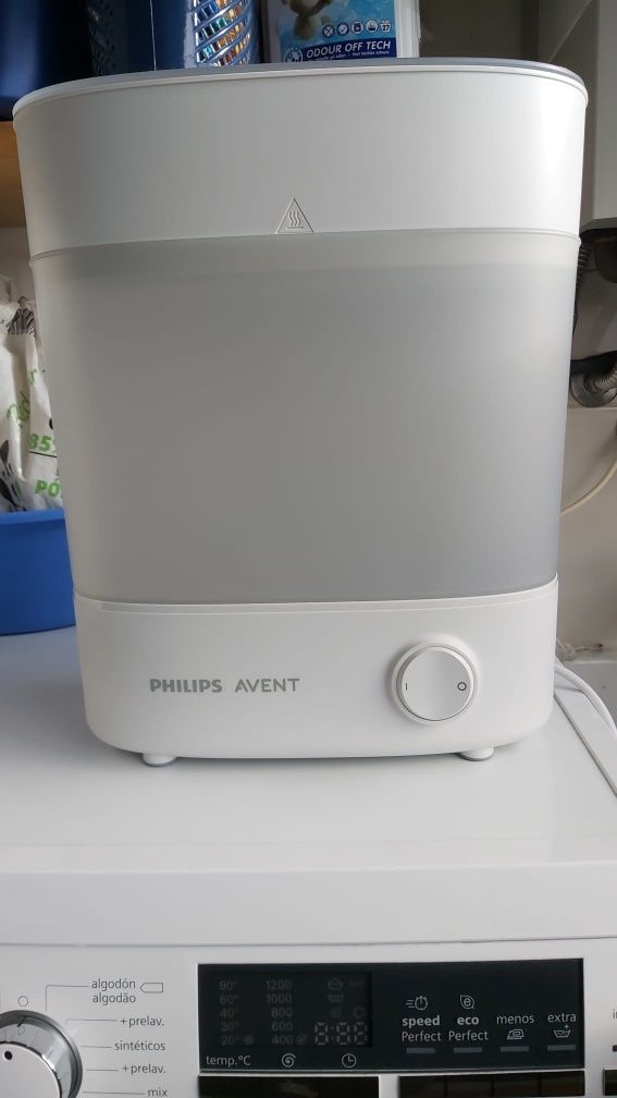 Esterilizador elétrico Advanced, da Philips AVENT - branco medio liso