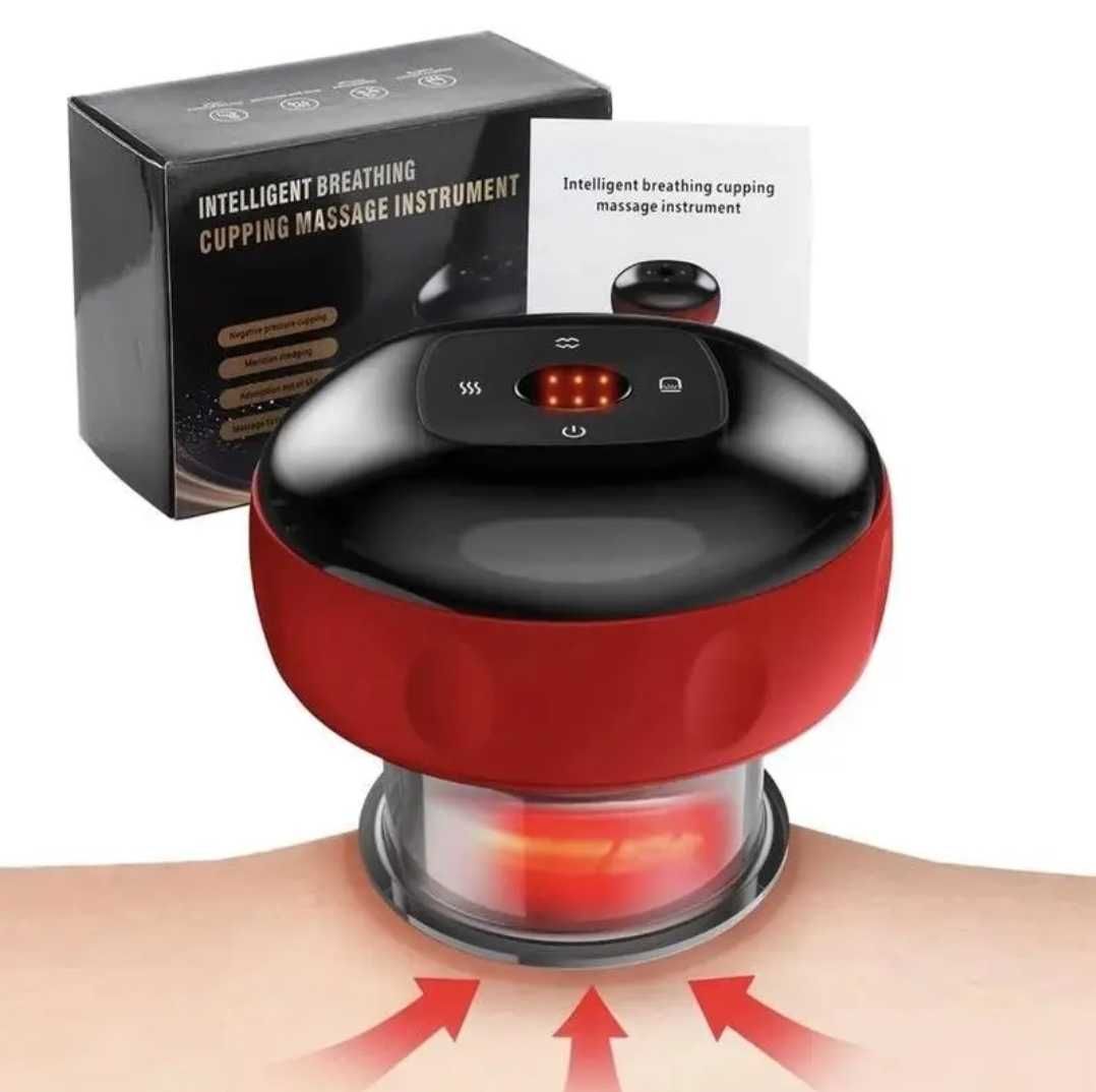Електричний вакуумний масажер для тіла з ефектом банок