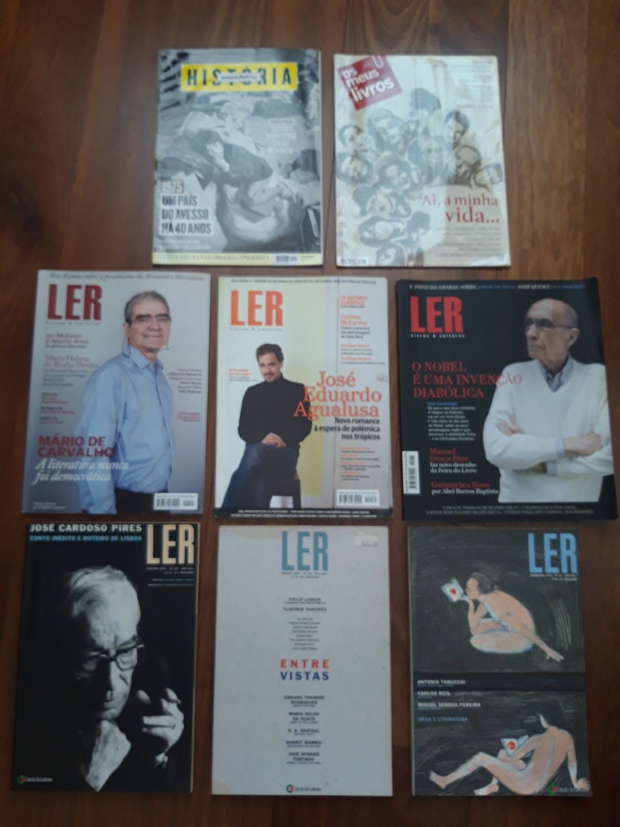 Revista LER (Mário Carvalho/Agualusa/Cardoso Pires/Nabokov/etc.