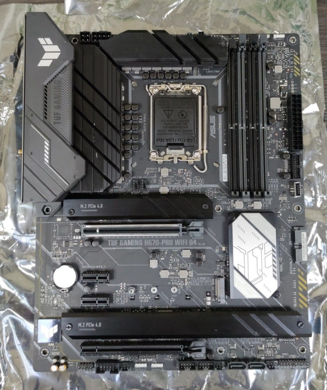Материнська плата Asus TUF H670-PRO WIFI D4/Гар 3 міс/SiliconFox