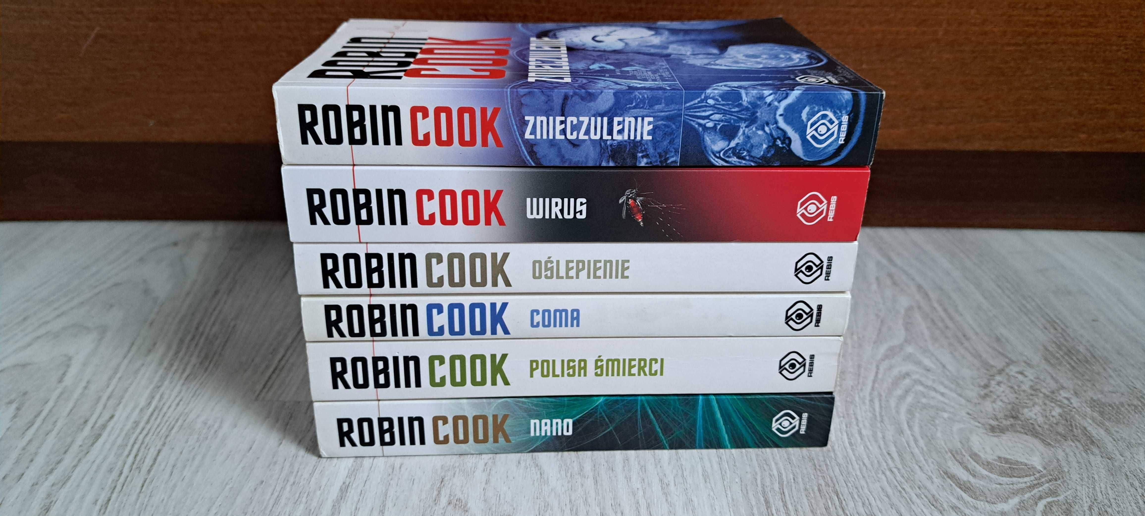 6x Robin Cook Polisa śmierci Nano Coma Oślepienie Wirus Znieczulenie