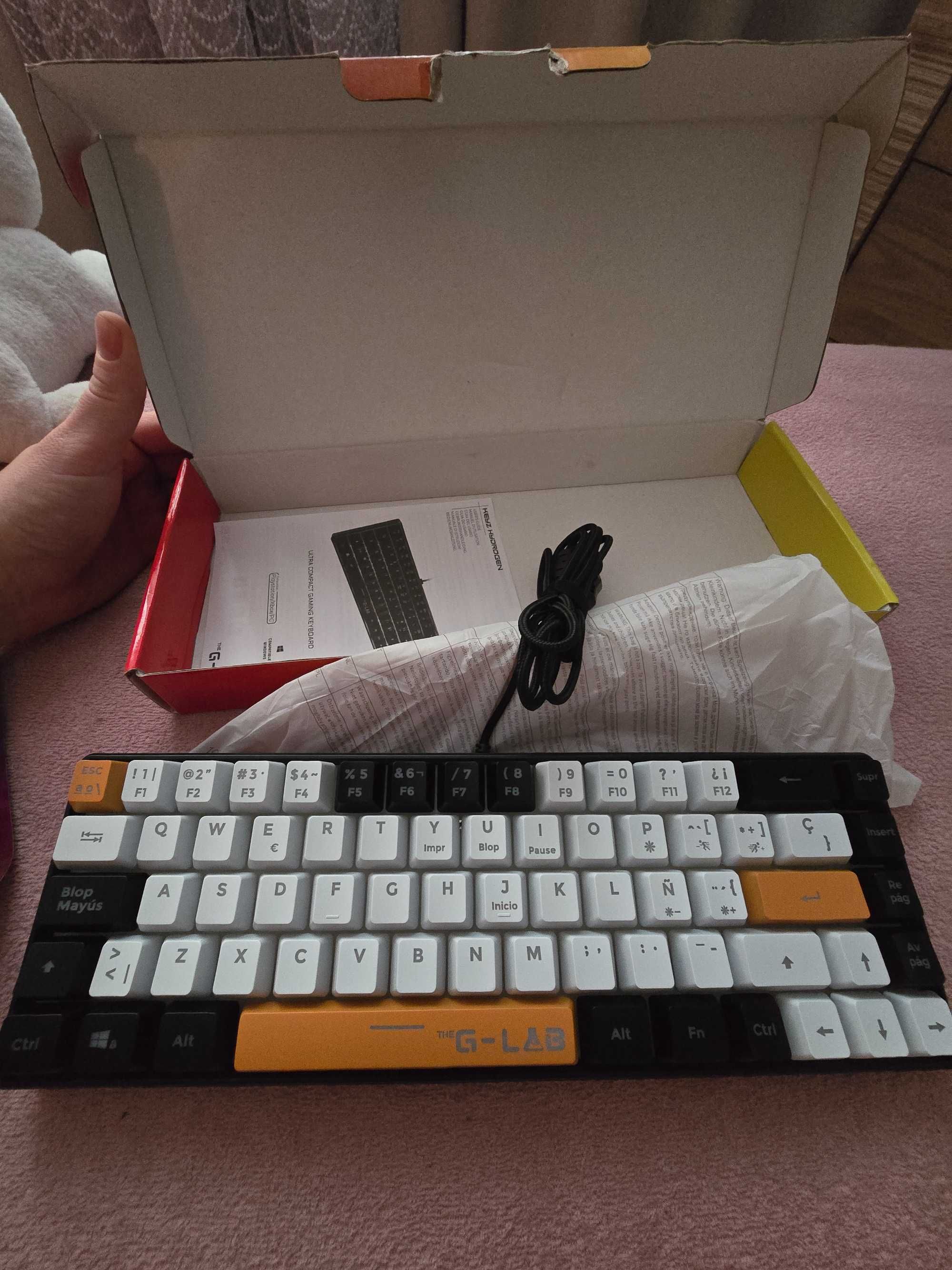 Klawiatura The G-Lab Keyz Hydrogen ES (qwerty) hiszpańska