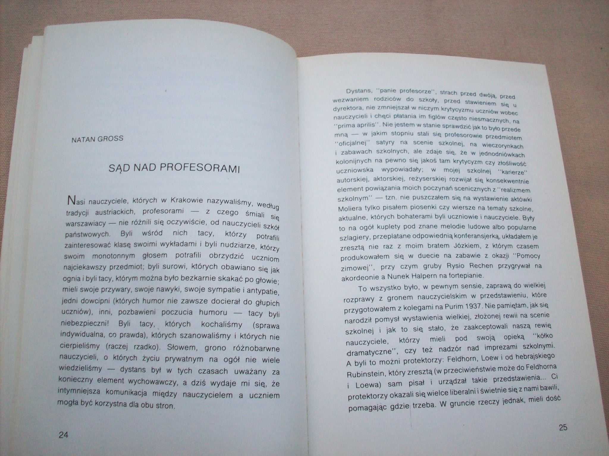 ... i pozostała... Wspomnienia z żydowskiego Krakowa, 1986.