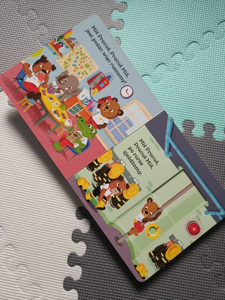 Książeczka Miś Pracuś Straż pożarna