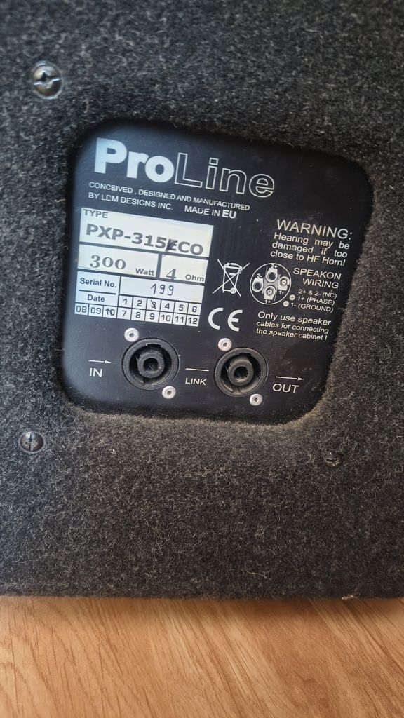 Powermixer głośniki mikrofony okazja